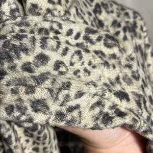SUNDRY‎ Anthropologie Animal Print Knit Drawstring Jogger Pants Size 2 Medium thumbnail 3