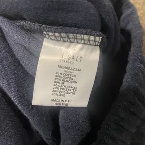 Brandy Melville J. Galt Sweatpants Womens Small Joggers Navy Blue Pants Pockets thumbnail 2