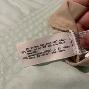 ZARA Tan Linen Shorts thumbnail 6