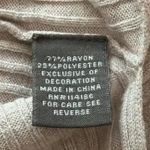 89th & Madison Cream Ribbed Fitted Tank Top thumbnail 4
