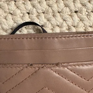 Gucci Taupe Leather Card Holder with GG Logo thumbnail 9