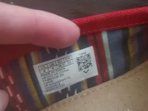 TOMS Red Canvas Slip-On Flats Size 8 Worn Once So Like New Condution thumbnail 4