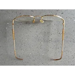 CHRISTIAN DIOR Eyeglasses Frames ONLY 49-19 01x2 Half Rim gold thumbnail 2