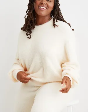 Aerie Soft Cream Crew Neck Sweater thumbnail 1