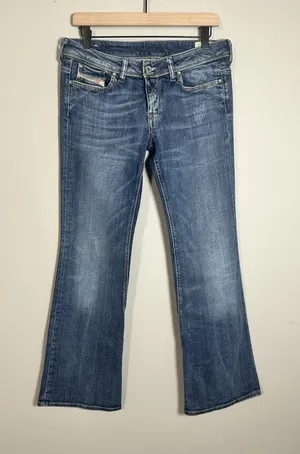 VINTAGE Y2K DIESEL Bebel B.C. Low Rise Bootcut Jeans | Made in Italy EUC Size 30 thumbnail 1
