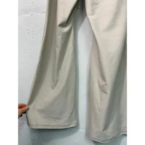 NEW Old Navy Womens Pull On Flare High Rise Cloud Quick Dry Leggings Beige XL thumbnail 3