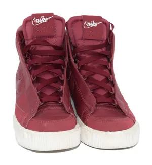 Nike Blazer Mid Rebel Women 7.5 Burgundy Wine Good High Top Zip BQ4022-602‎ thumbnail 1
