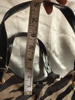 Anne Klein Black and Cream Zebra-Print Tote NWT thumbnail 13