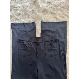 Halara DayStretch High Waisted Pockets Straight Leg Casual Pants Black Size XL thumbnail 6