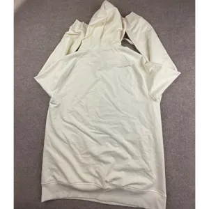 CRZ YOGA Womens Cream Raglan Sleeve Pullover Hoodie Sweatshirt Ivory Large thumbnail 2