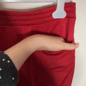 Aritzia Wilfred Free Shimada red track pants with ankle zip size XXS thumbnail 7