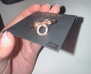 Coach Rose Gold Rings thumbnail 2
