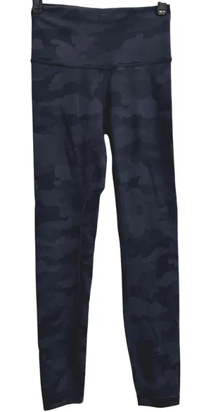 Lululemon Wunder Train HR Cropped Leggings Yoga Incognito Camo Grey‎ Size 4 thumbnail 1