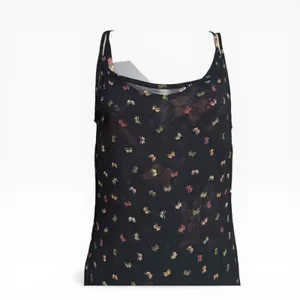 Lori Weidner Evenings Maxi Dress Womens 4 Black Excellent Butterfly Floral 90s‎ thumbnail 3