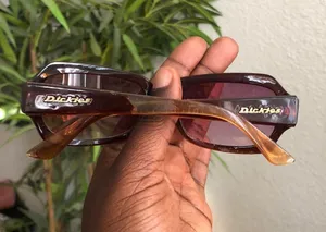 Vintage 90s Y2K Dickies Retro Baddie Cyber Goth Vixen Mcbling Pink Round Square Chunky Sunglasses #2000s #streetwear #Alternative #Whimsygoth #Grunge Biker thumbnail 7