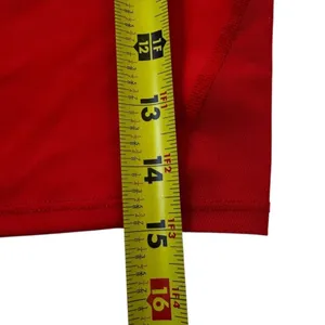 Aerie Womens Red Short Sleeve Mesh Back Cropped Activewear T-Shirt | 0112 thumbnail 4