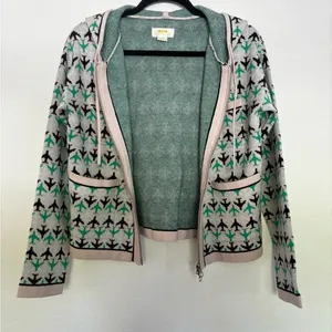 Anthropologie Maeve Harriet Zip Cardigan Sweater - New Small thumbnail 4