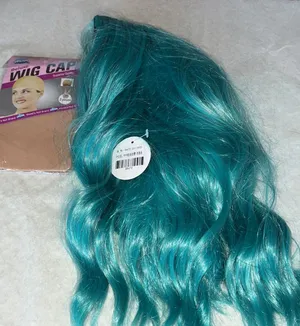 Aqua wig Blue thumbnail 1