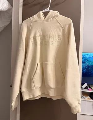 Essentials Fear of God Hoodie Oatmeal thumbnail 1