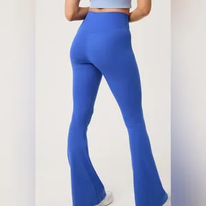 NWT OFFLINE By Aerie Real Me High Waisted Crossover Flare Legging thumbnail 3