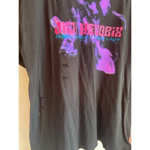 Authentic Hendrix Xl Black Crew Neck Distressed Tee thumbnail 4