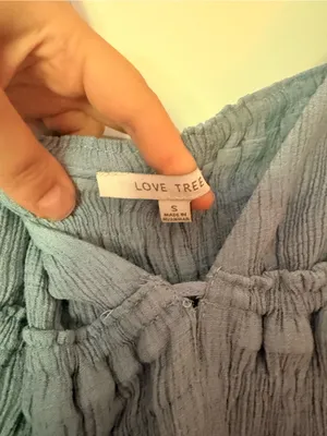 Light Blue Maxi Dress with Spaghetti Straps thumbnail 2