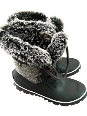 Bogs Women’s Arcata Knit Waterproof Winter Boots Gray Size 10 thumbnail 1