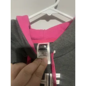 The North Face Hoodie Jacket Size L Outerwear Pink Gray - breast cancer edition thumbnail 2