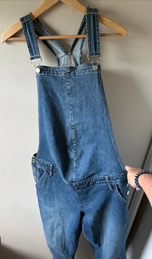 GAP 90s Style Denim Overalls thumbnail 1