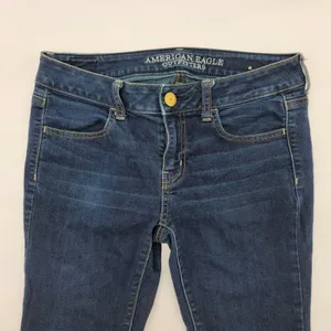 American Eagle Jeans Womens 4 Regular (29x28)‎ Blue Jegging Skinny Stretch Denim thumbnail 3