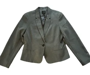 Worthington Blazer Jacket Women’s Size XL Gray Lined Career Office‎ Business thumbnail 1