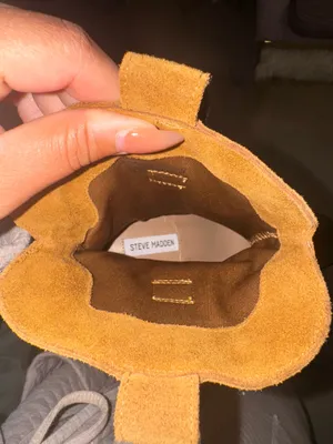Steve Madden Leather Boots Brown thumbnail 6