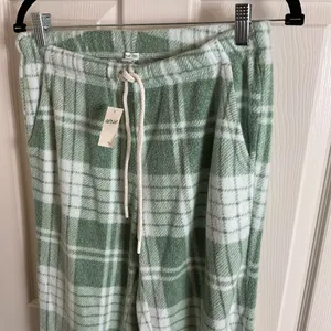 Aerie fleece pajama pants size small thumbnail 3