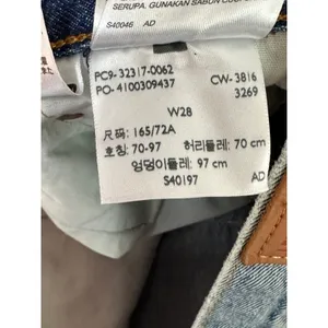 Levi’s 501 Jump Start Shorts Women 28 Blue Button Fly Raw Fray Hem Y2K Festival‎ thumbnail 7