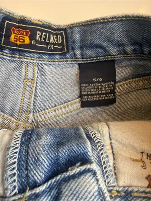 Route 66 High rise Relaxed Fit Denim Shorts Size 5/6 Light Wash Vintage Style‎ thumbnail 6