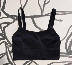 LULULEMON Both Ways Black Sports Bra Women’s Sz 4 Excellent Condition thumbnail 3