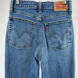 Levi's Wedgie Straight Ankle Jeans‎ in Light Blue Size 25 thumbnail 6