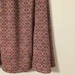 Rena‎ Rowan Whimsigoth Romantic Y2K Pink Black Floral A Line Fairy Skirt Medium thumbnail 4