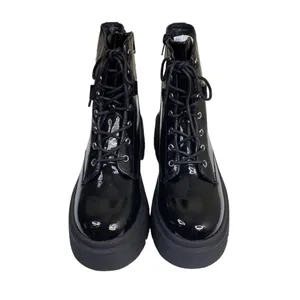CALL IT SPRING Womens 9 Sidney Platform Lace-up Boot in Black NEW thumbnail 4