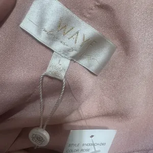NWT WAYF Blush Pink Bella Blouson Column Gown Maxi Formal Dress Sz L Long thumbnail 13