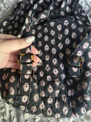 Vera Bradley | retired classic black paisley backpack thumbnail 3