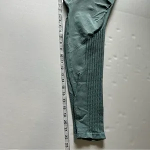 Fabletics Sync Seamless High-Waisted 7/8 Legging large washed Arctic wave green thumbnail 15