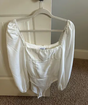 Princess Polly White Bodysuit thumbnail 1