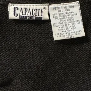 Vintage Cat Sweater Vest Capacity Women's Size Petite Medium ( MP‎ ) thumbnail 8