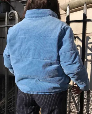 Brandy Melville corduroy puffer jacket thumbnail 3