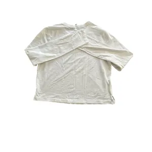 Lululemon Shirt Women 2‎ Soft White Lightweight Running Casual Logo Ladies DD6-2 thumbnail 6