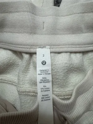 lululemon athletica  Cream Drawstring Joggers thumbnail 4