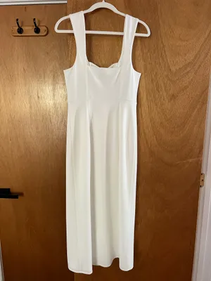 Show Me Your Mumu Madi white crepe dress thumbnail 5