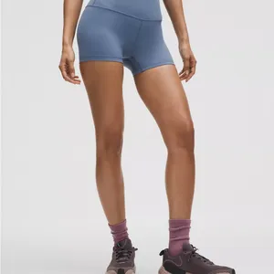 NWT LULULEMON - Washed Denim Align™ High-Rise Short 4" - $64 - Size 10 thumbnail 2