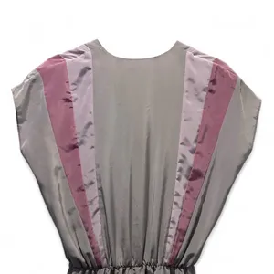 L.T.D. by Roberta Satin Slip Dress Pink & Taupe Deep V Draped‎ Waist Vintage Y2K thumbnail 6